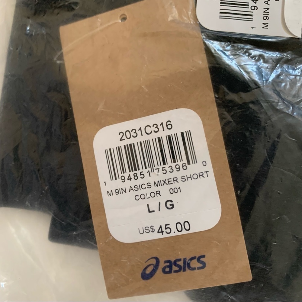 ASIC’S New With Tags MEN'S 9IN INSEAM MIXER SHORT Quick Drying Moisture Wicking - Picture 10 of 12